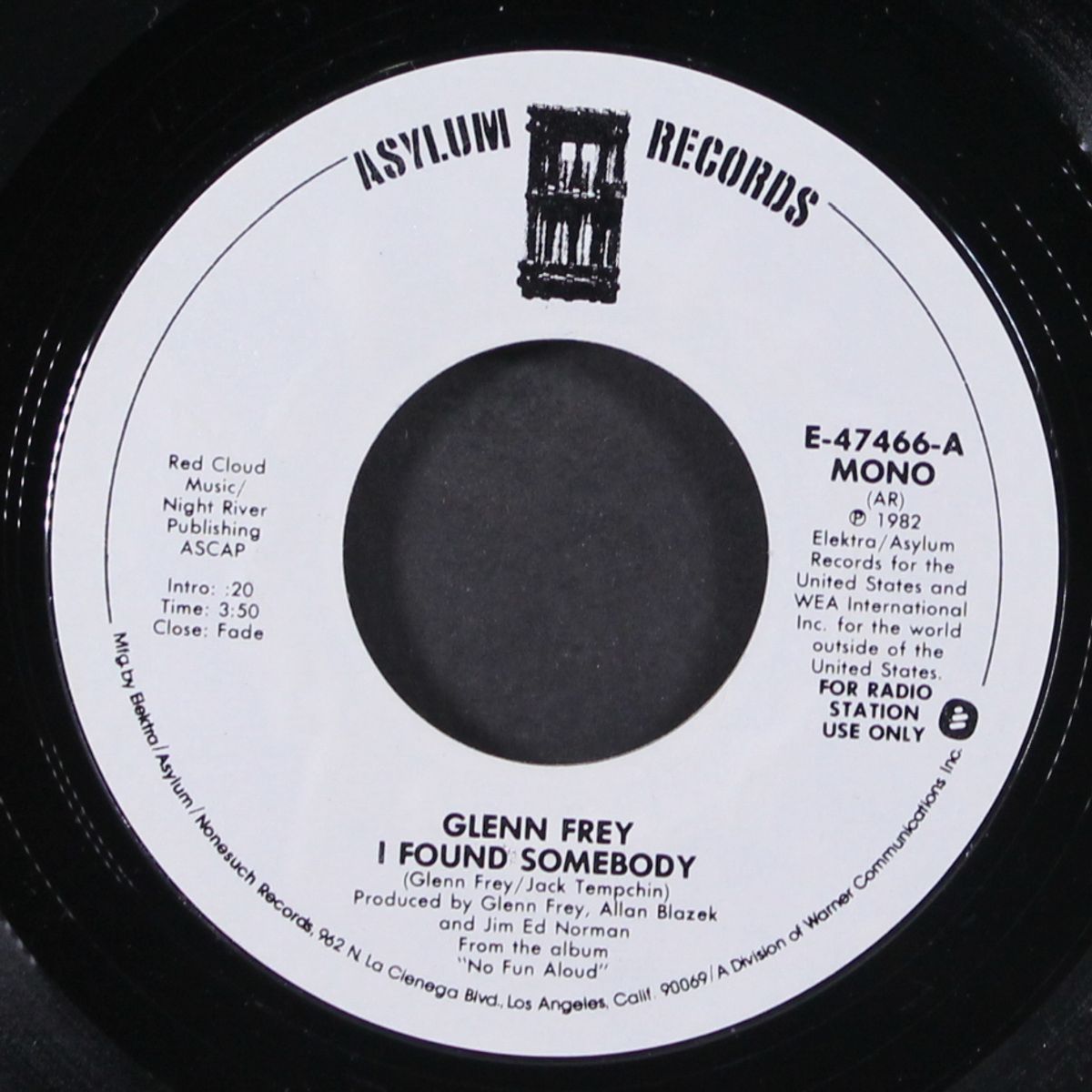 i found somebody / mono by GLENN FREY