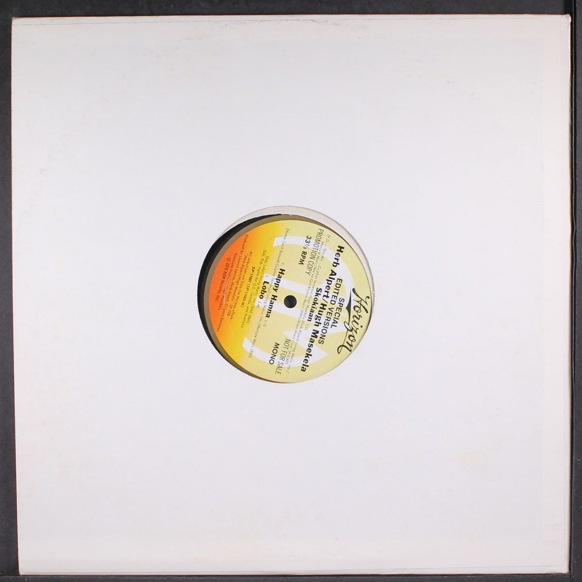 skokiaan / +2 by HERB ALPERT & HUGH MASEKELA