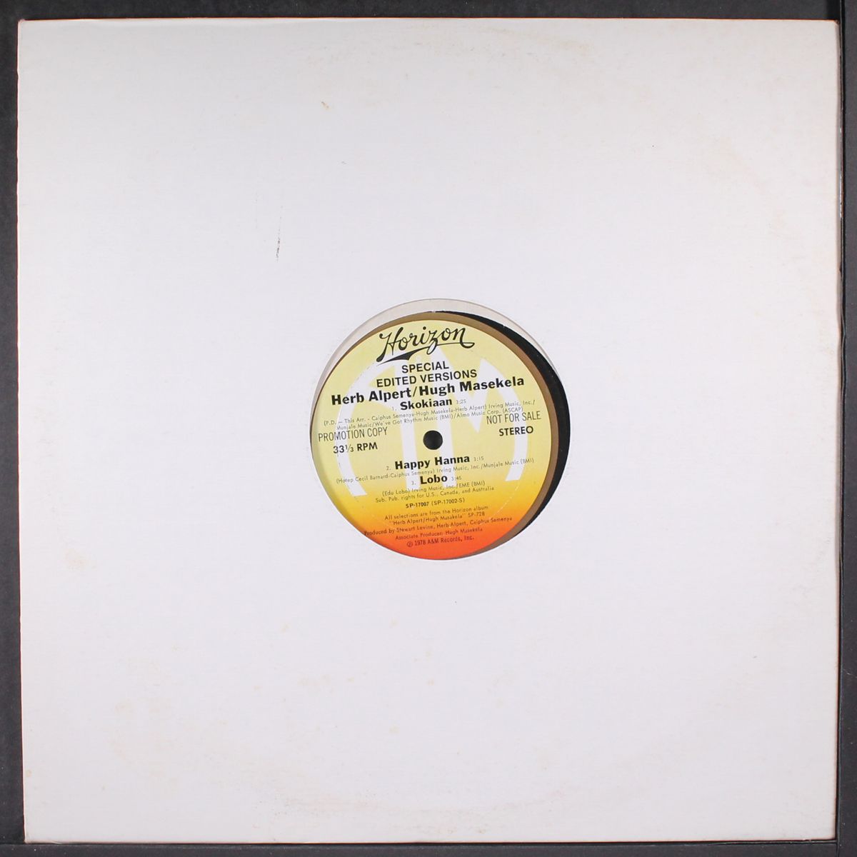 skokiaan / +2 by HERB ALPERT & HUGH MASEKELA