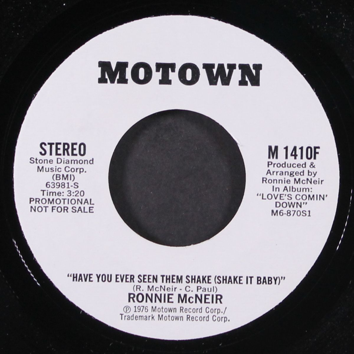 have you ever seen them shake / mono by RONNIE MCNEIR