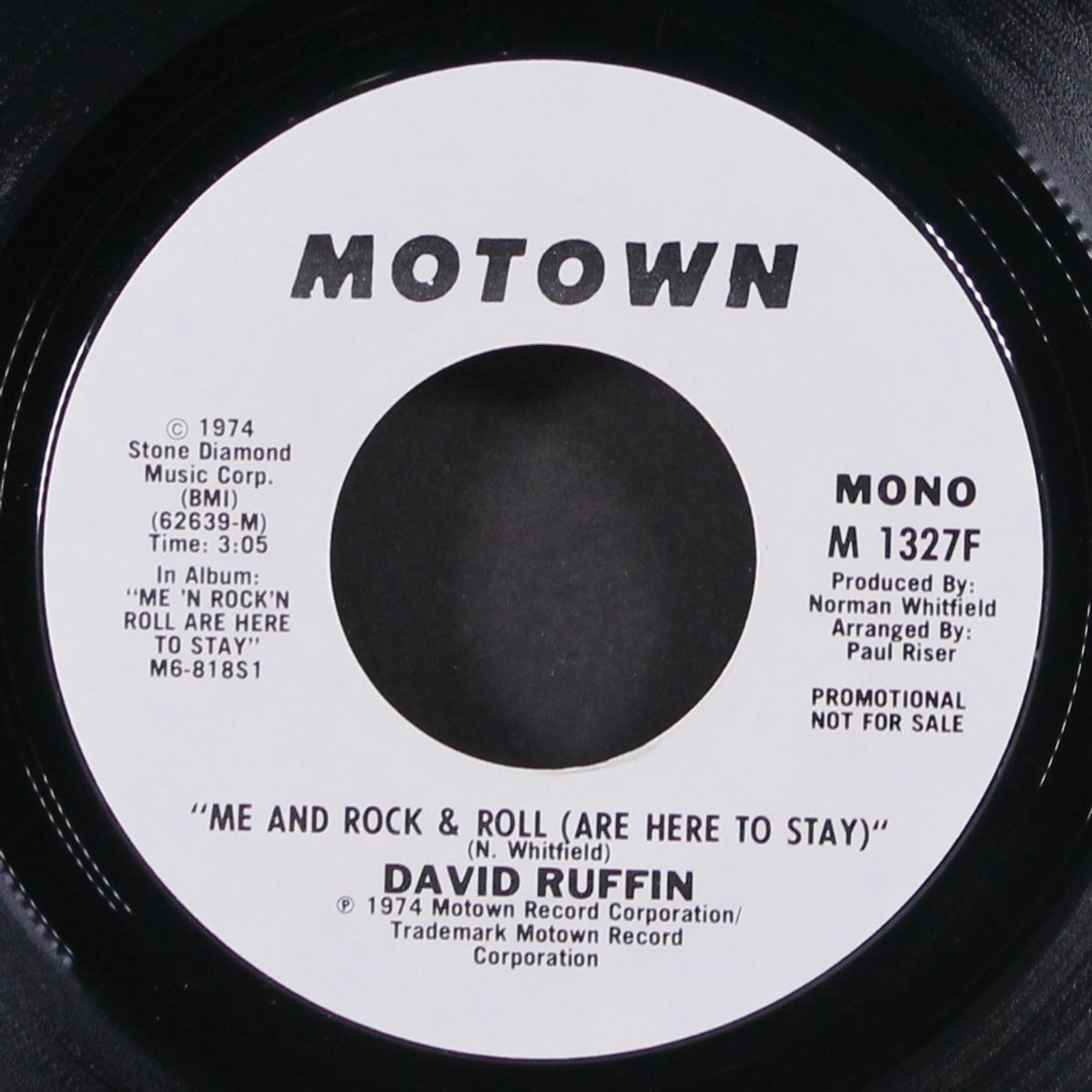 me and rock & roll (are here to stay) / mono by DAVID RUFFIN