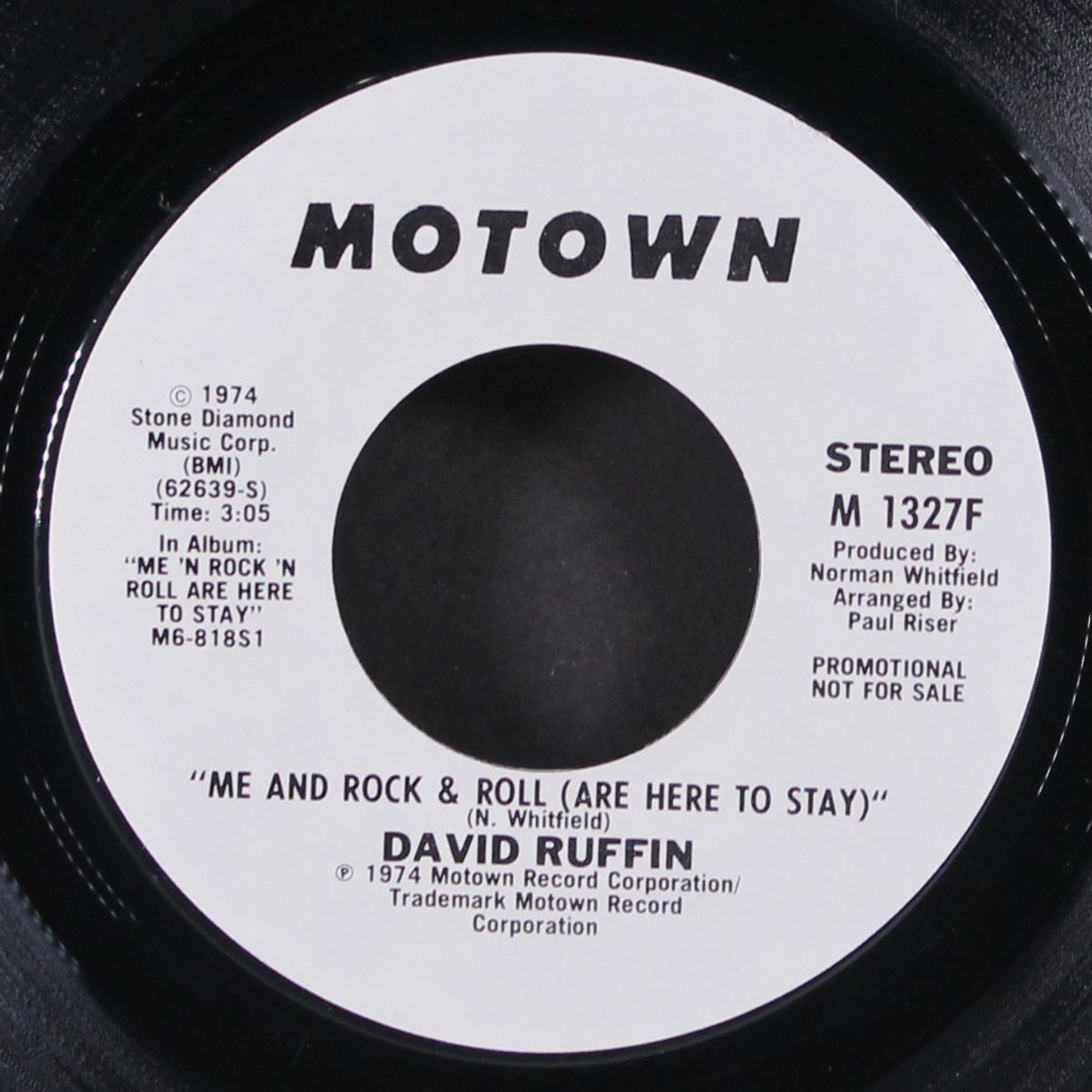 me and rock & roll (are here to stay) / mono by DAVID RUFFIN