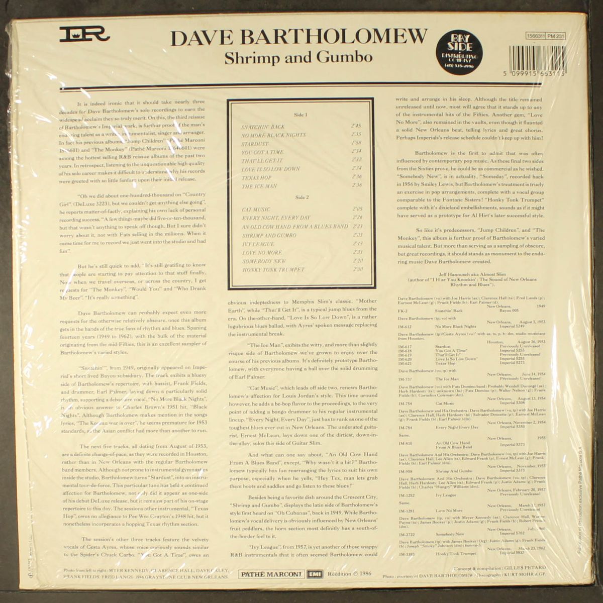 shrimp and gumbo by DAVE BARTHOLOMEW