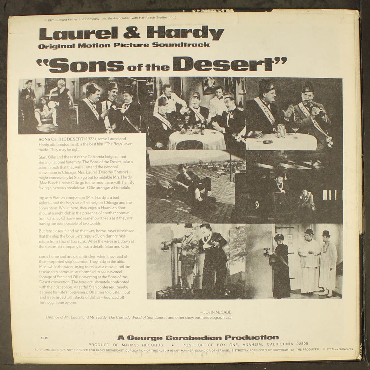 sons of the desert by SOUNDTRACK