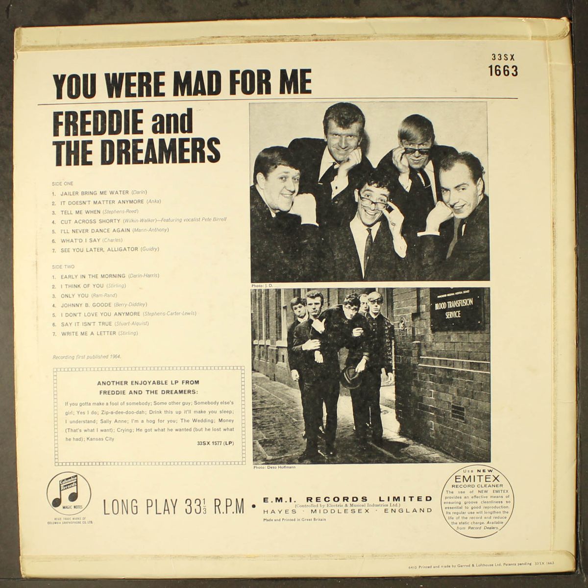you were mad for me by FREDDIE & DREAMERS