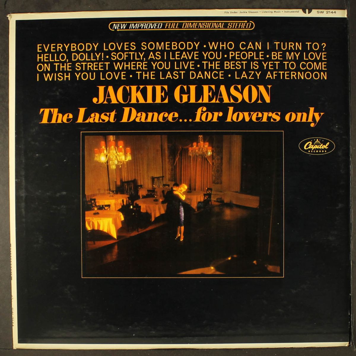 the last dance...for lovers only by JACKIE GLEASON