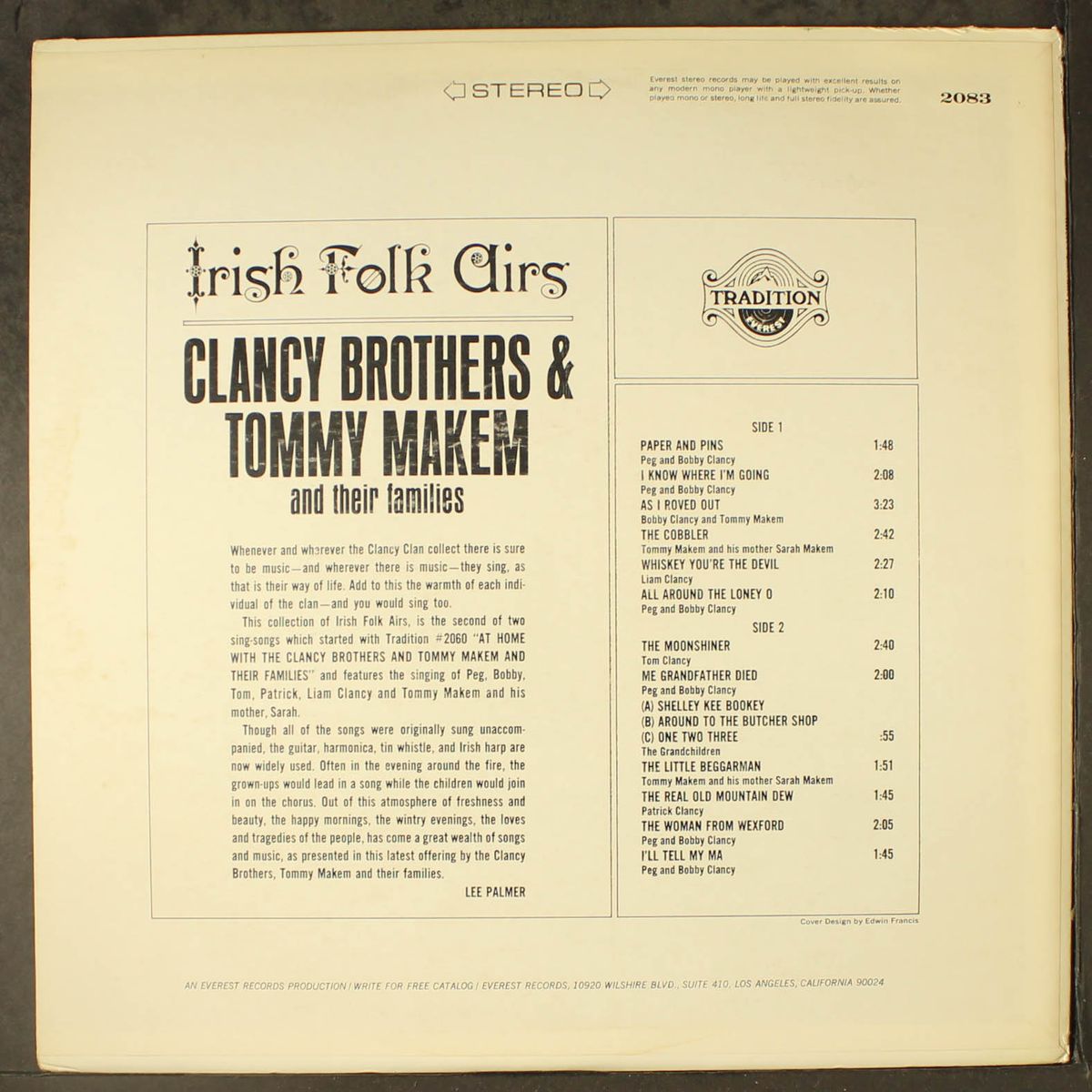 irish folk airs by CLANCY BROTHERS & TOMMY MAKEM