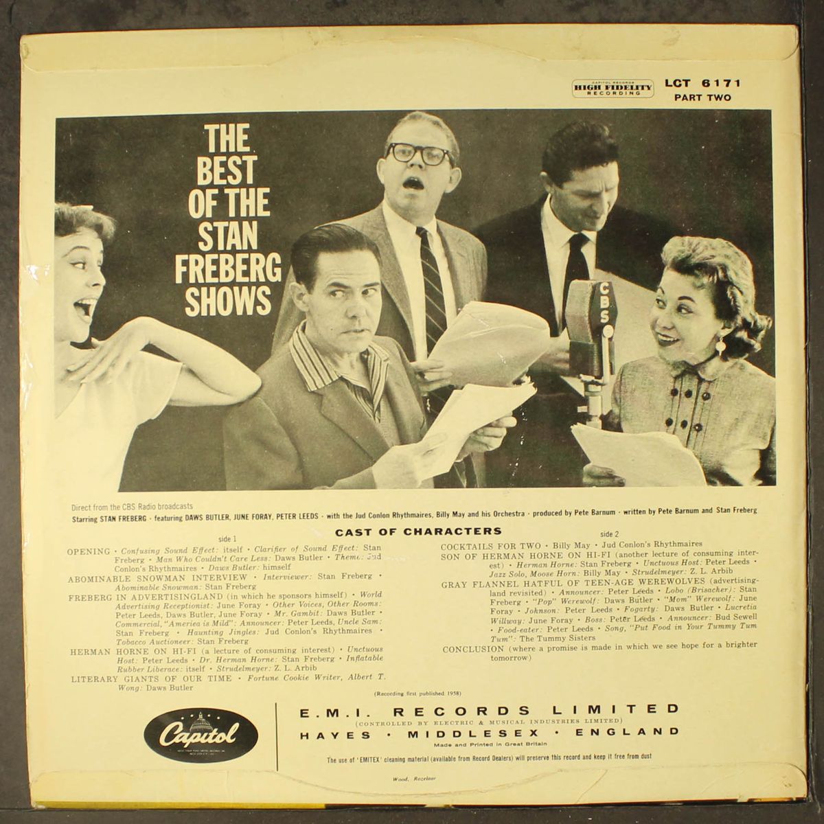 the best of the stan freberg shows, part 2 by STAN FREBERG