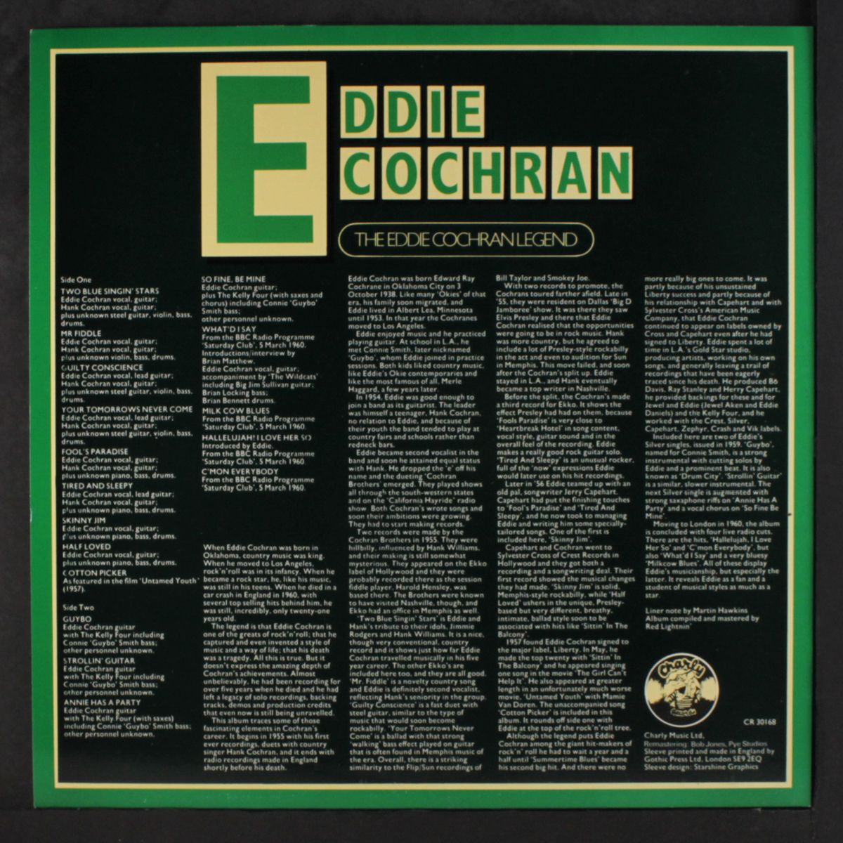 the eddie cochran legend by EDDIE COCHRAN