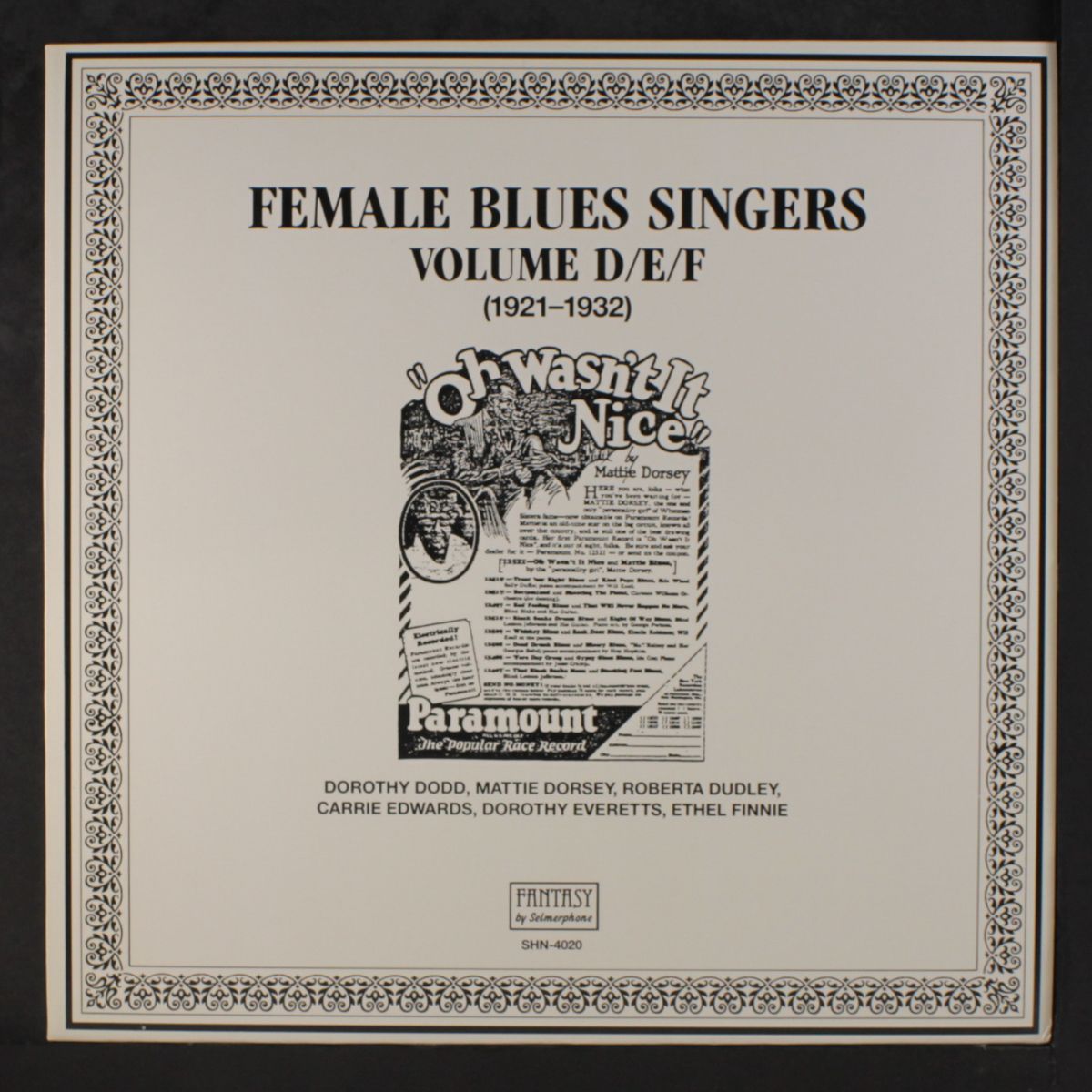 female blues singers volume d/e/f by VARIOUS
