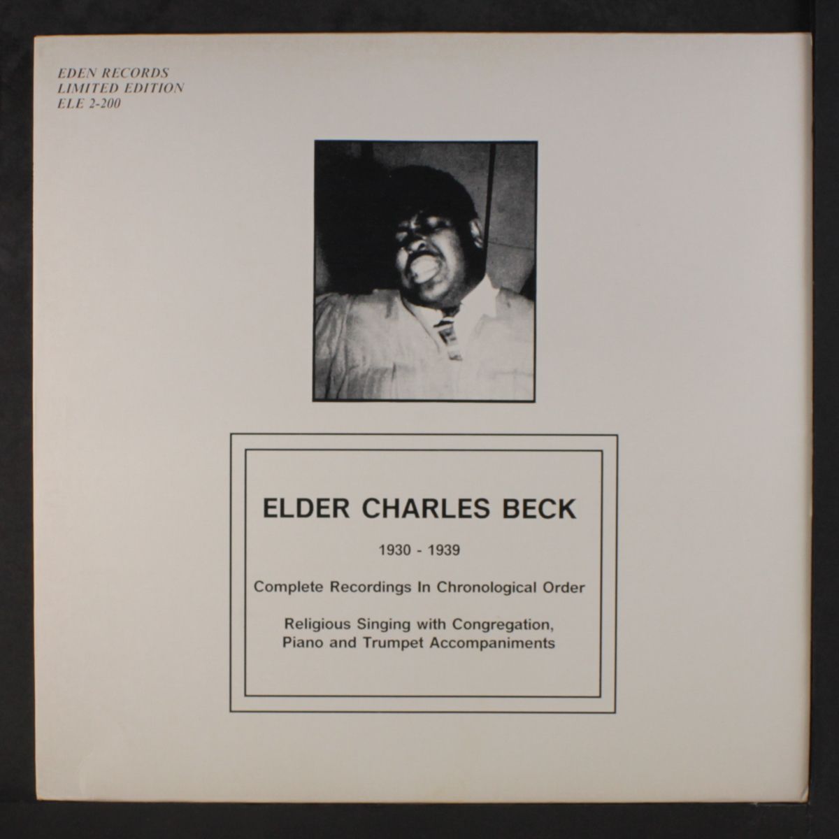 1930-1939, complete recordings in chronological order by ELDER BECK