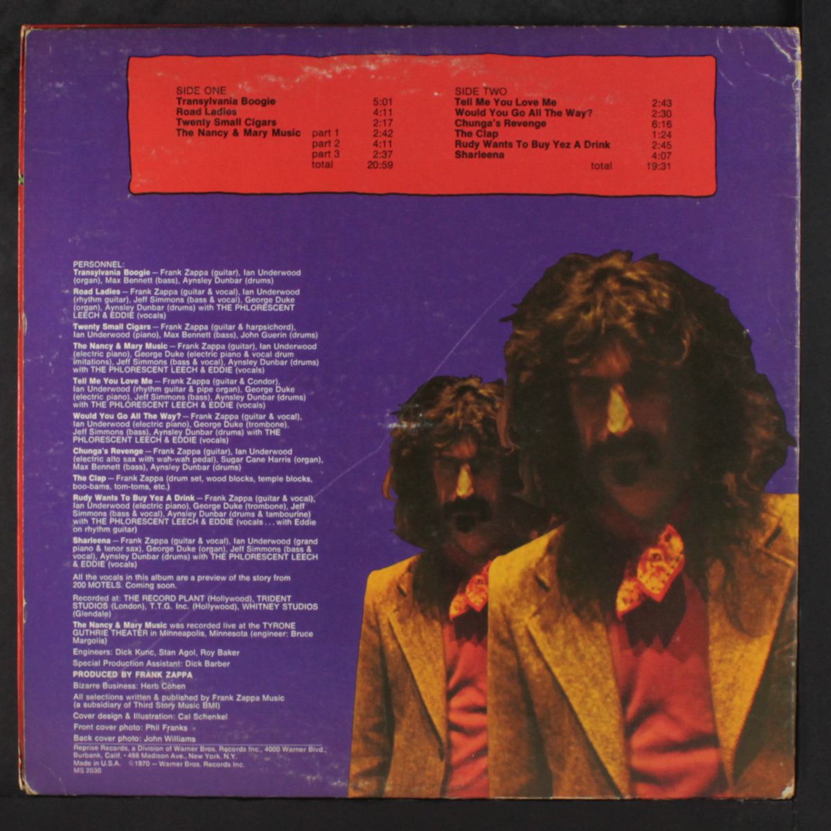 chunga's revenge by FRANK ZAPPA