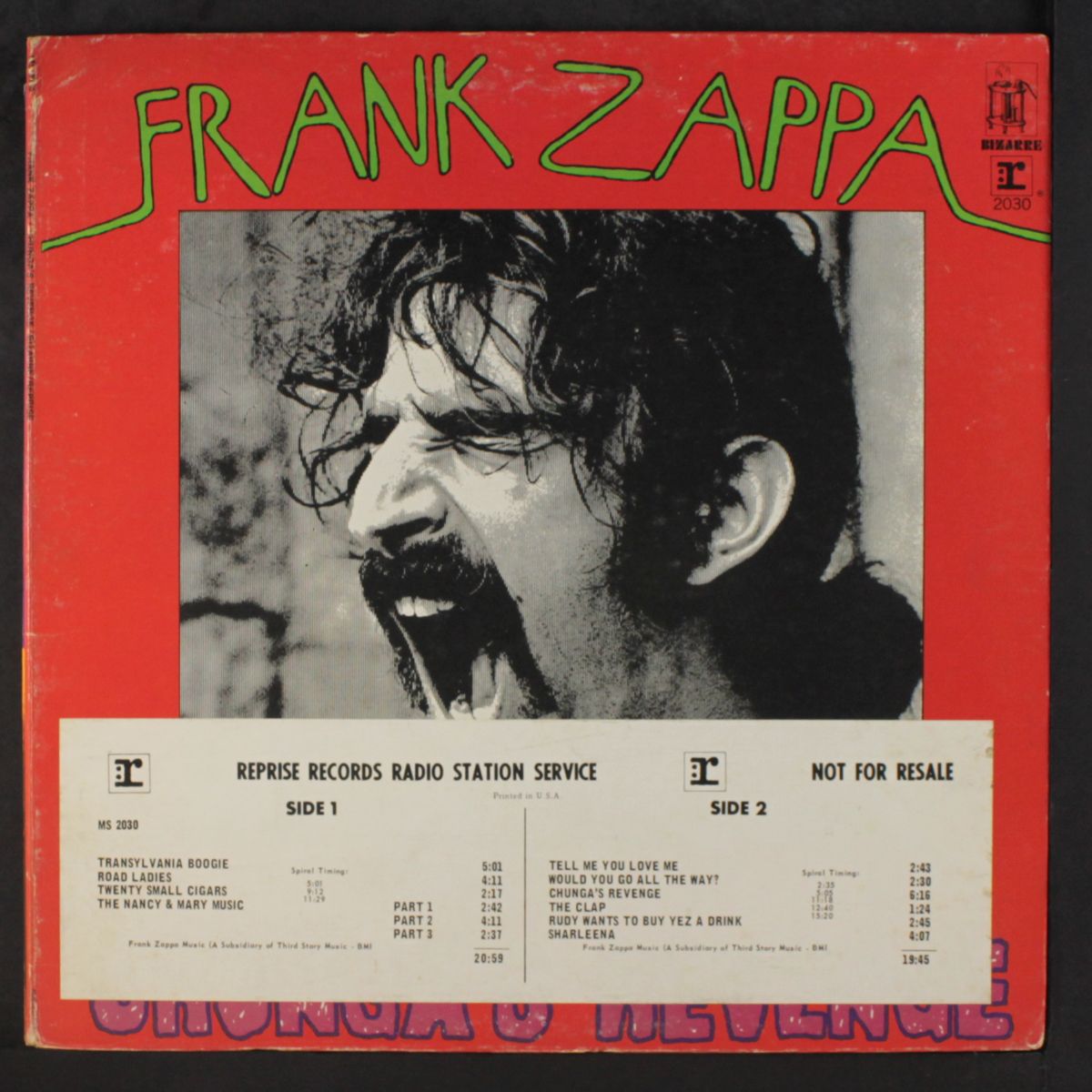 chunga's revenge by FRANK ZAPPA