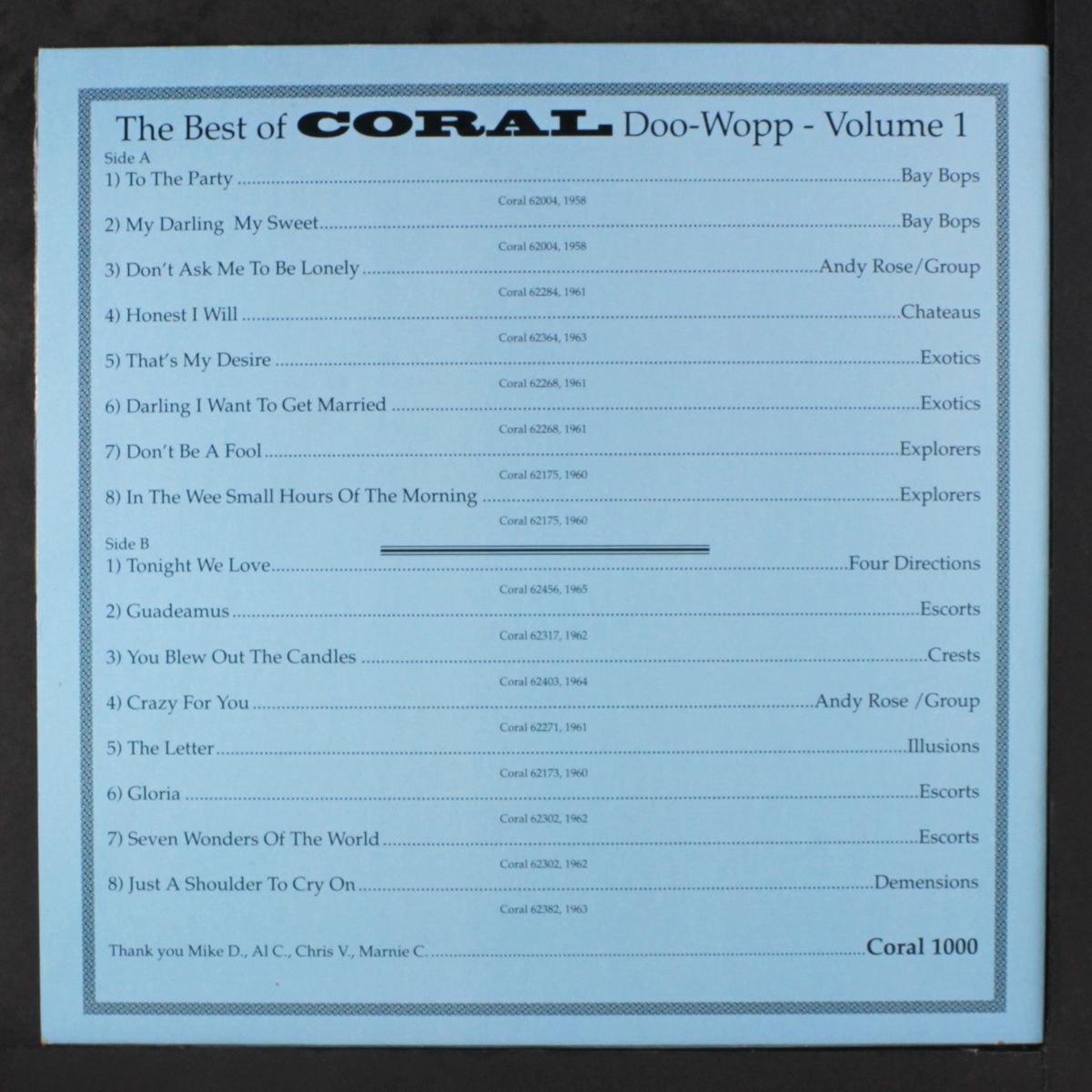 best of coral doo-wopp, vol. 1 by VARIOUS