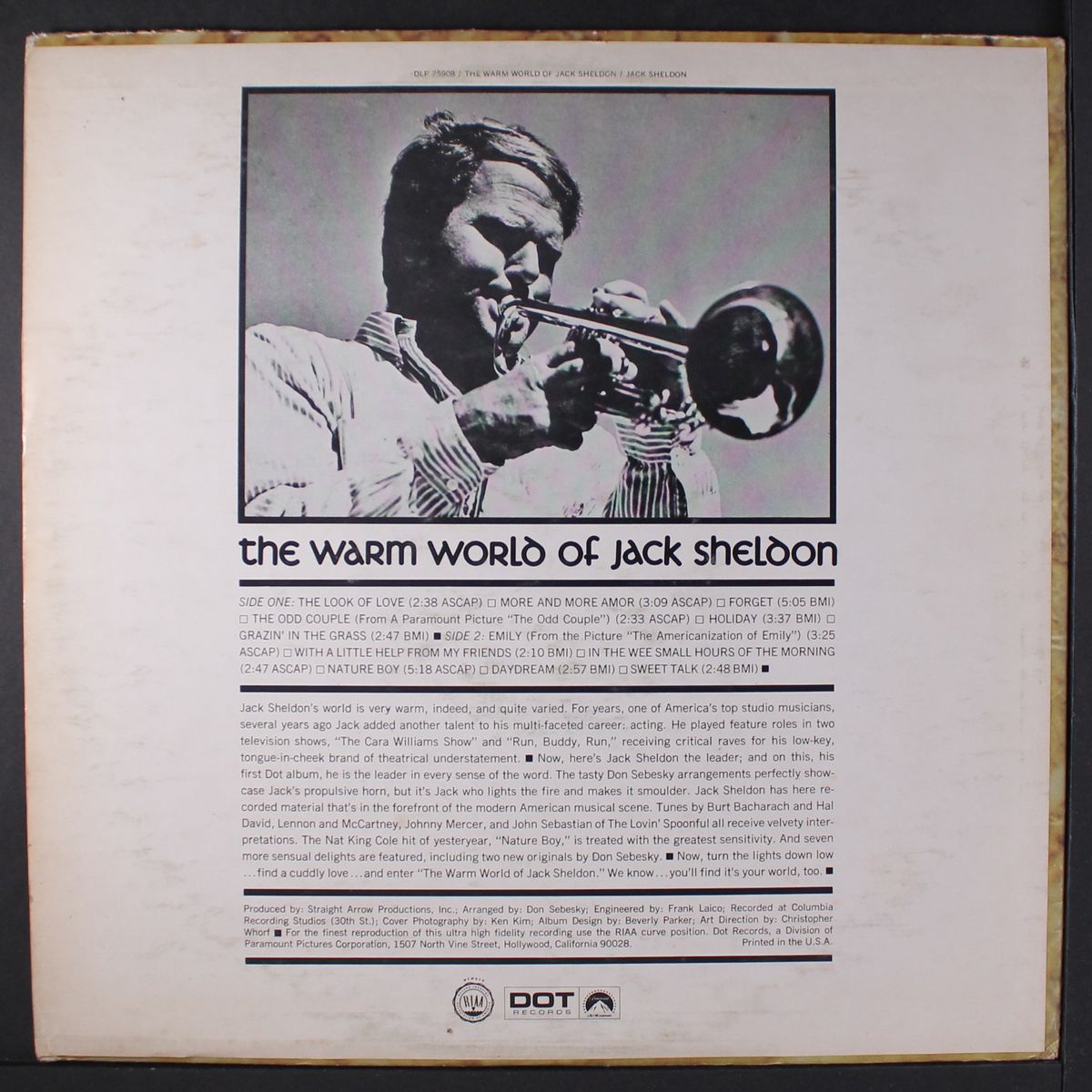 the warm world of by JACK SHELDON