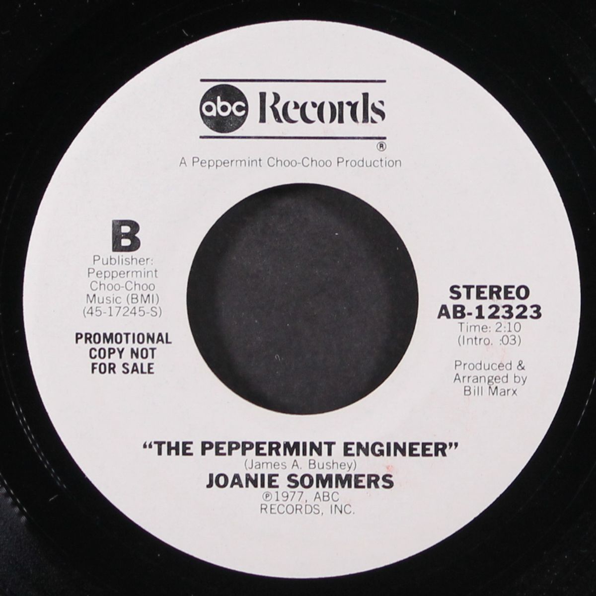 the peppermint choo-choo / the peppermint engineer by JOANIE SOMMERS