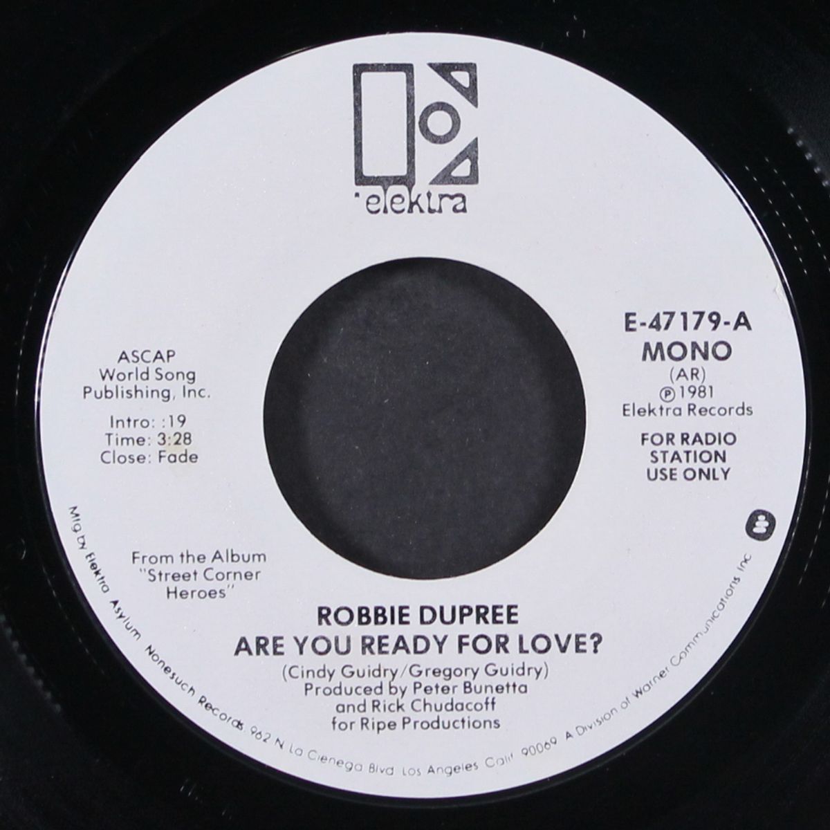 are you ready for love? / mono by ROBBIE DUPREE