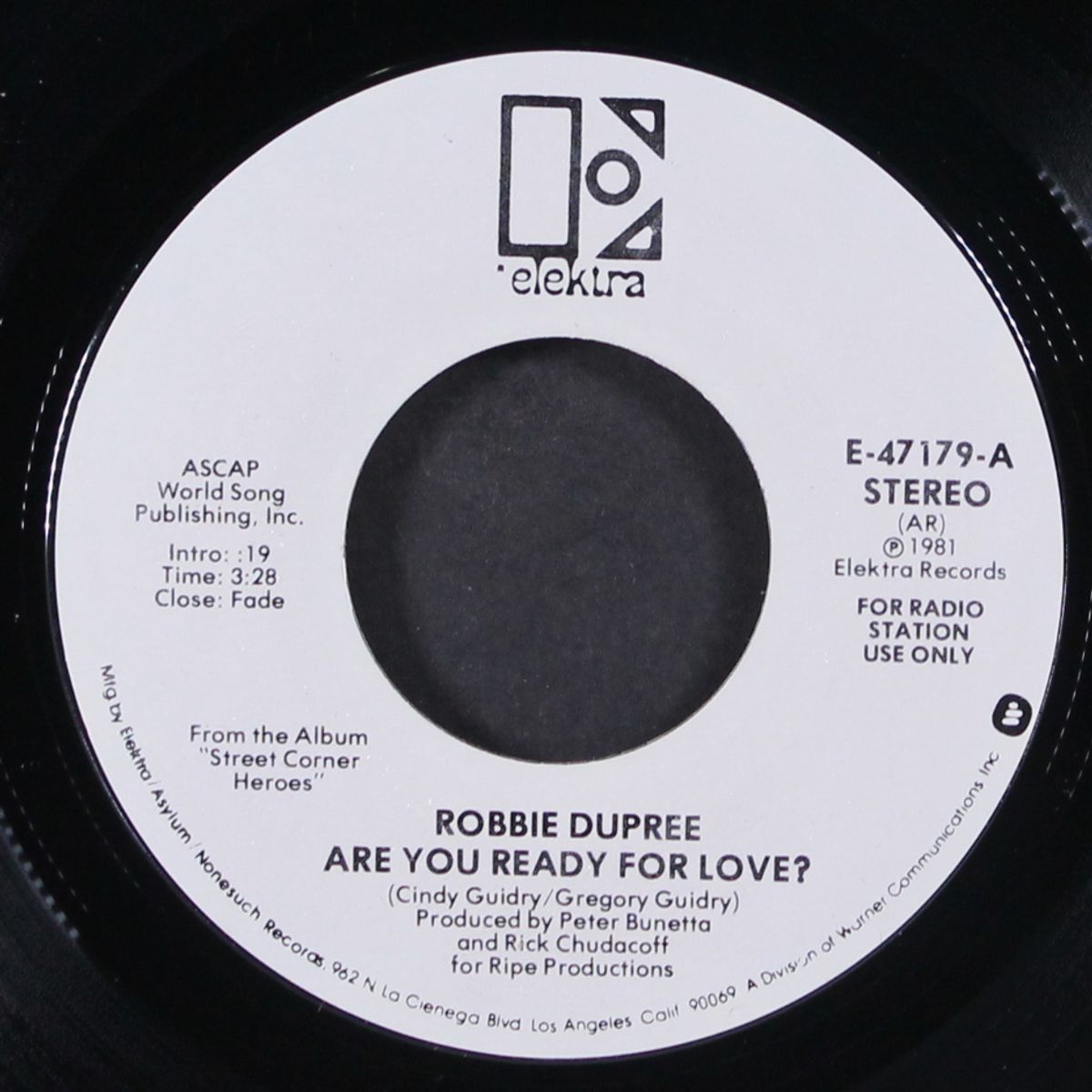 are you ready for love? / mono by ROBBIE DUPREE