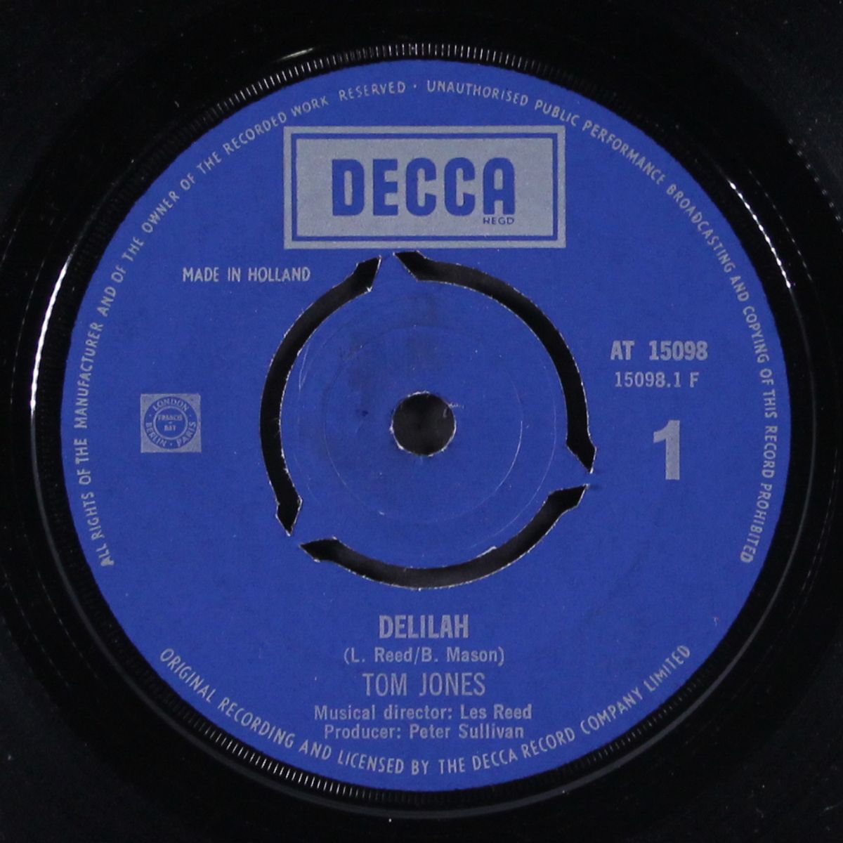 delilah / smile by TOM JONES