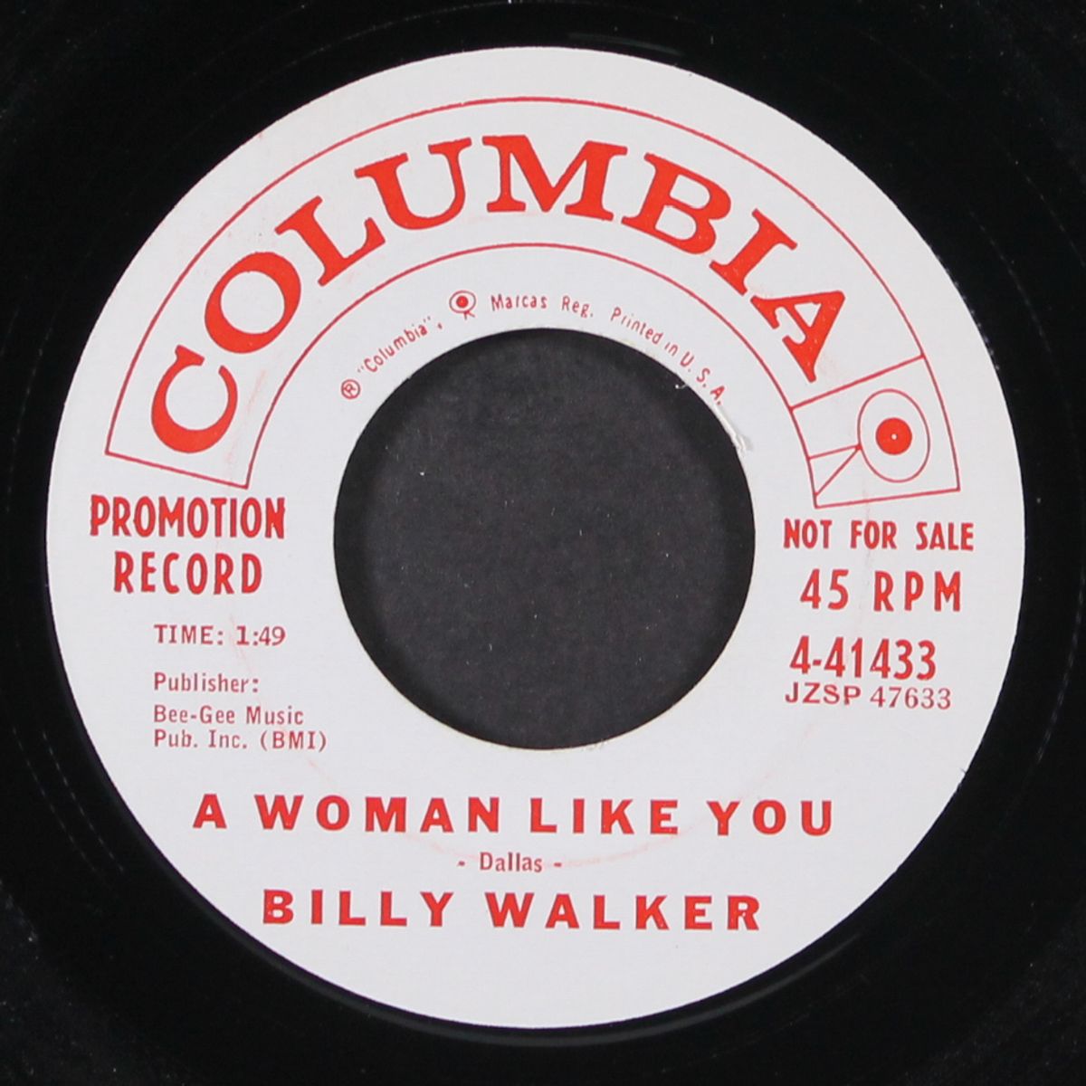 the storm within my heart / a woman like you by BILLY WALKER