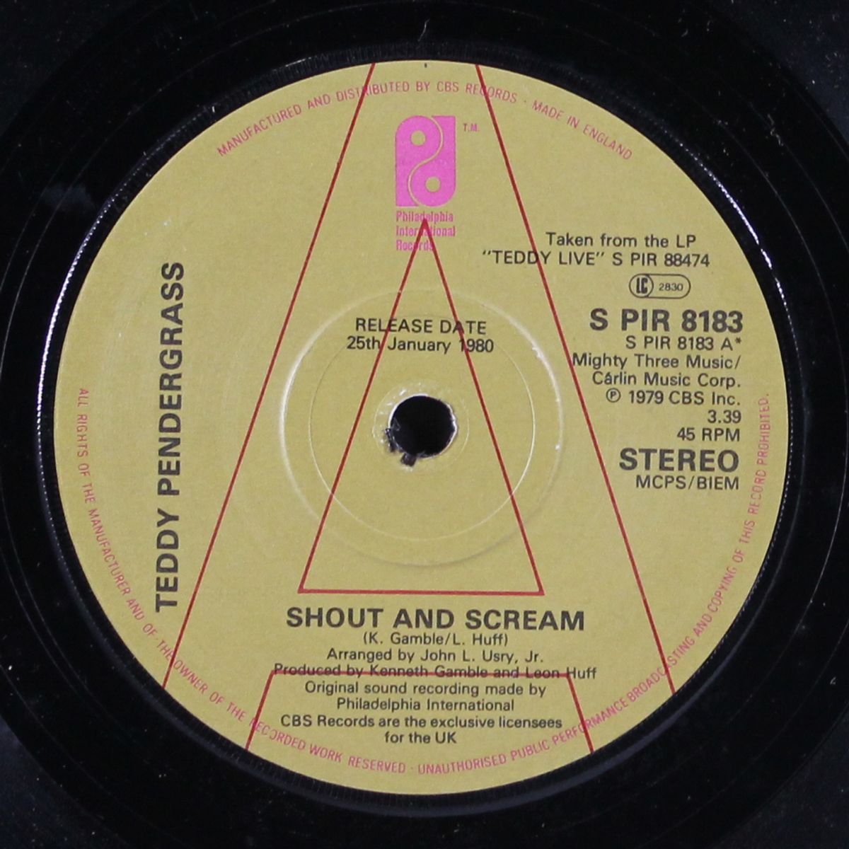 shout and scream / close the door by TEDDY PENDERGRASS