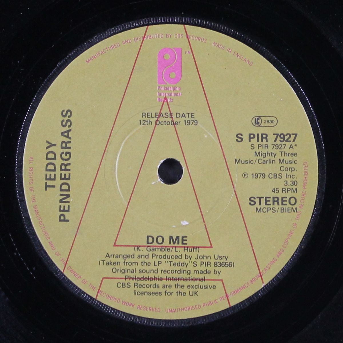 do me / i'll never see heaven again by TEDDY PENDERGRASS