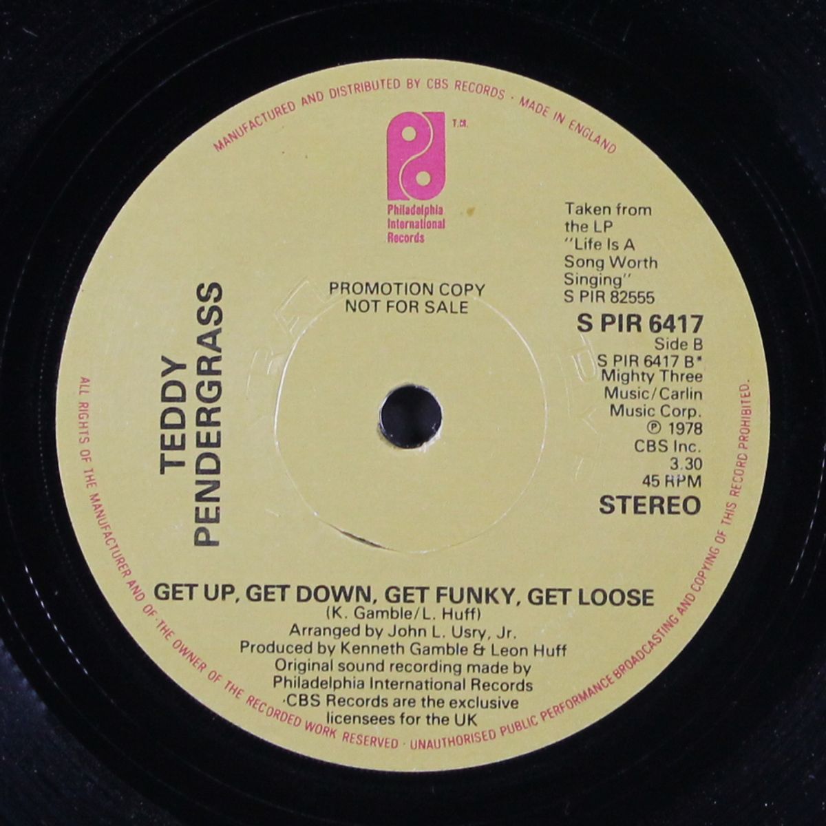 close the door / get up get down get funky get loose by TEDDY PENDERGRASS