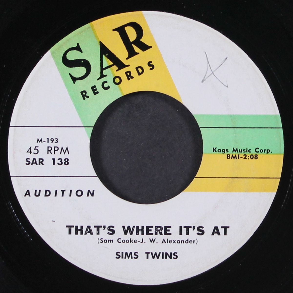 that's where it's at / movin' and a grovin' by SIMS TWINS