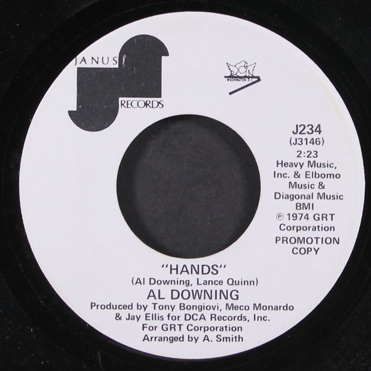 hands / i'll be holding on by AL DOWNING