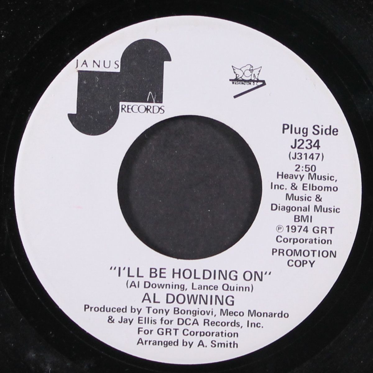 hands / i'll be holding on by AL DOWNING