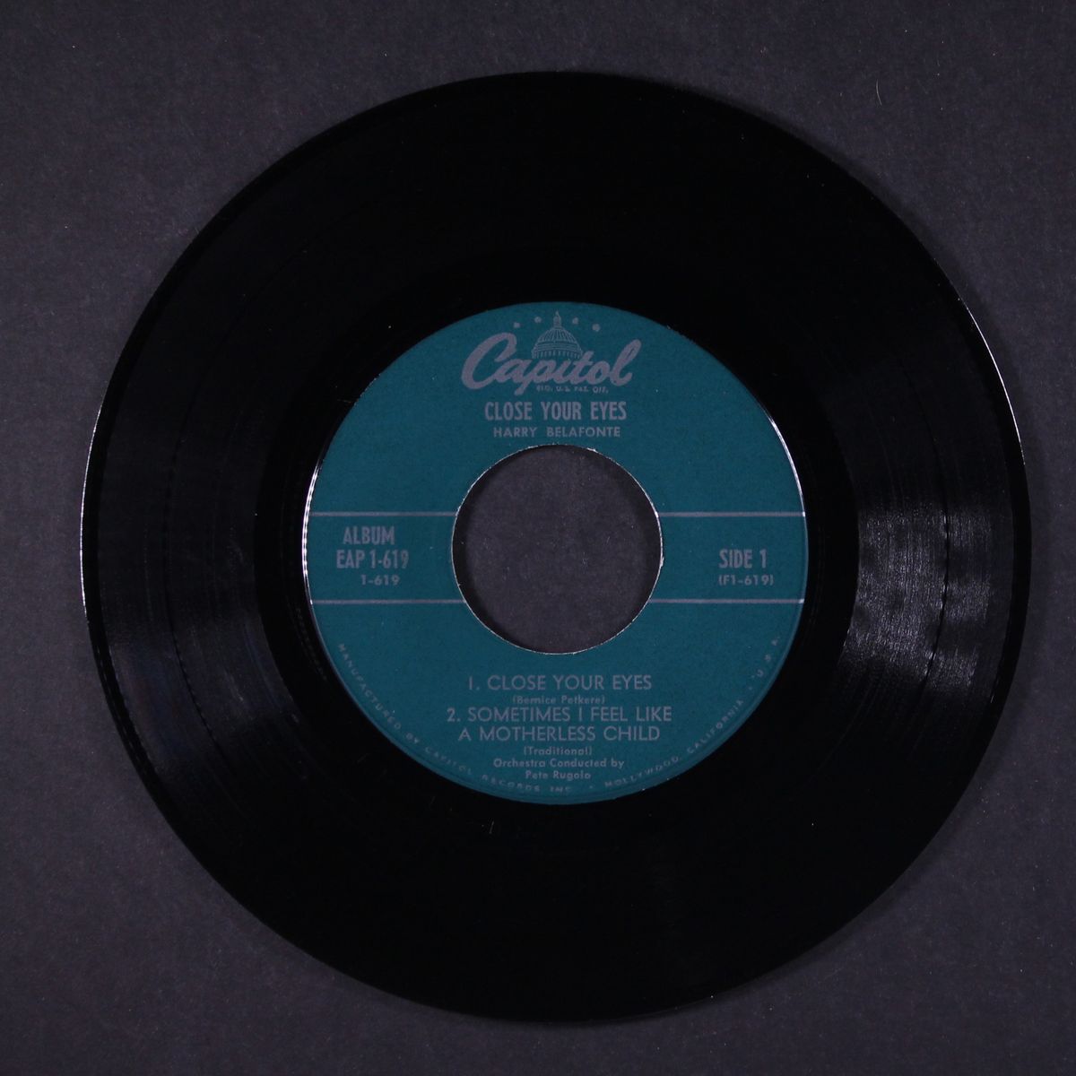 close your eyes by HARRY BELAFONTE