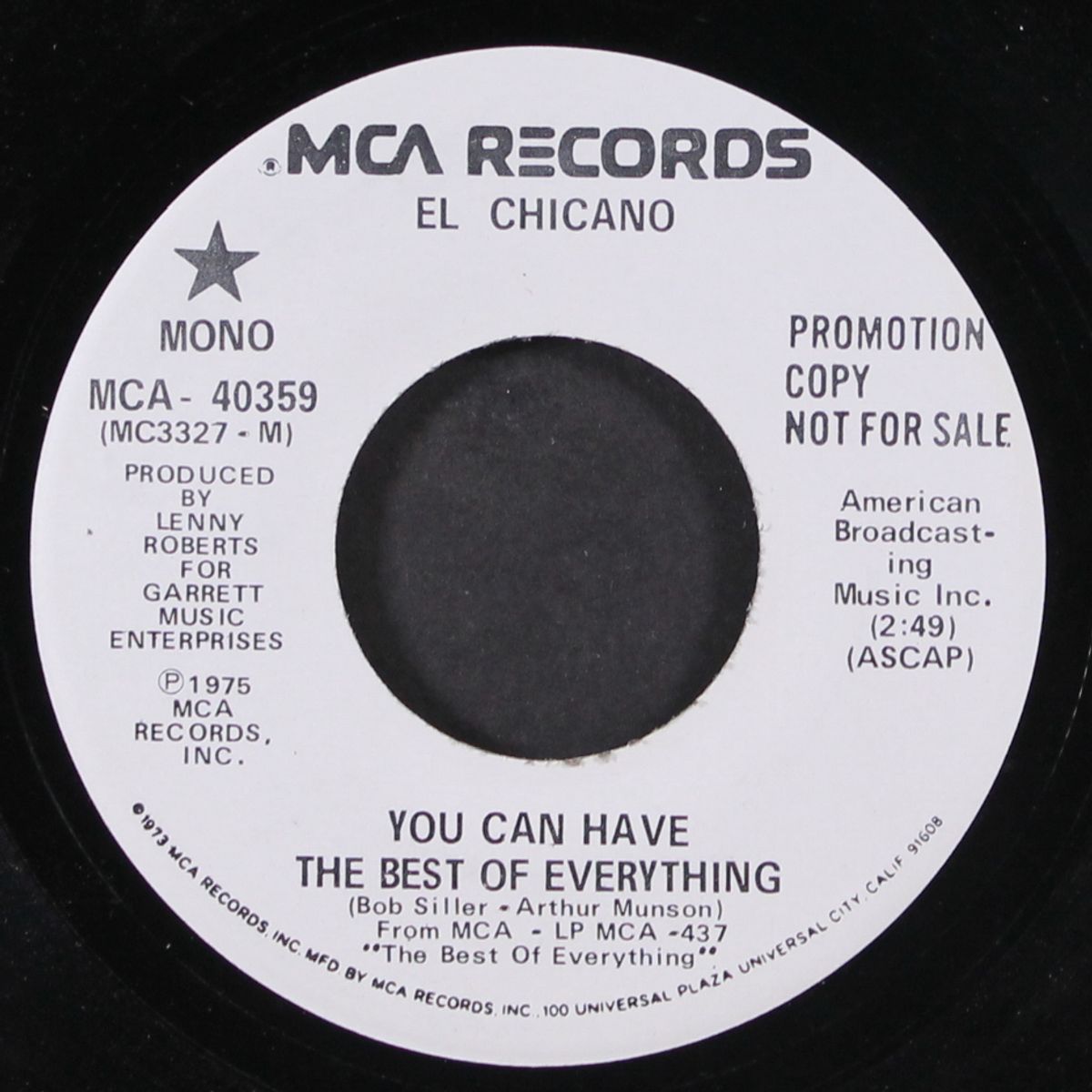 you can have the best of everything / mono by EL CHICANO