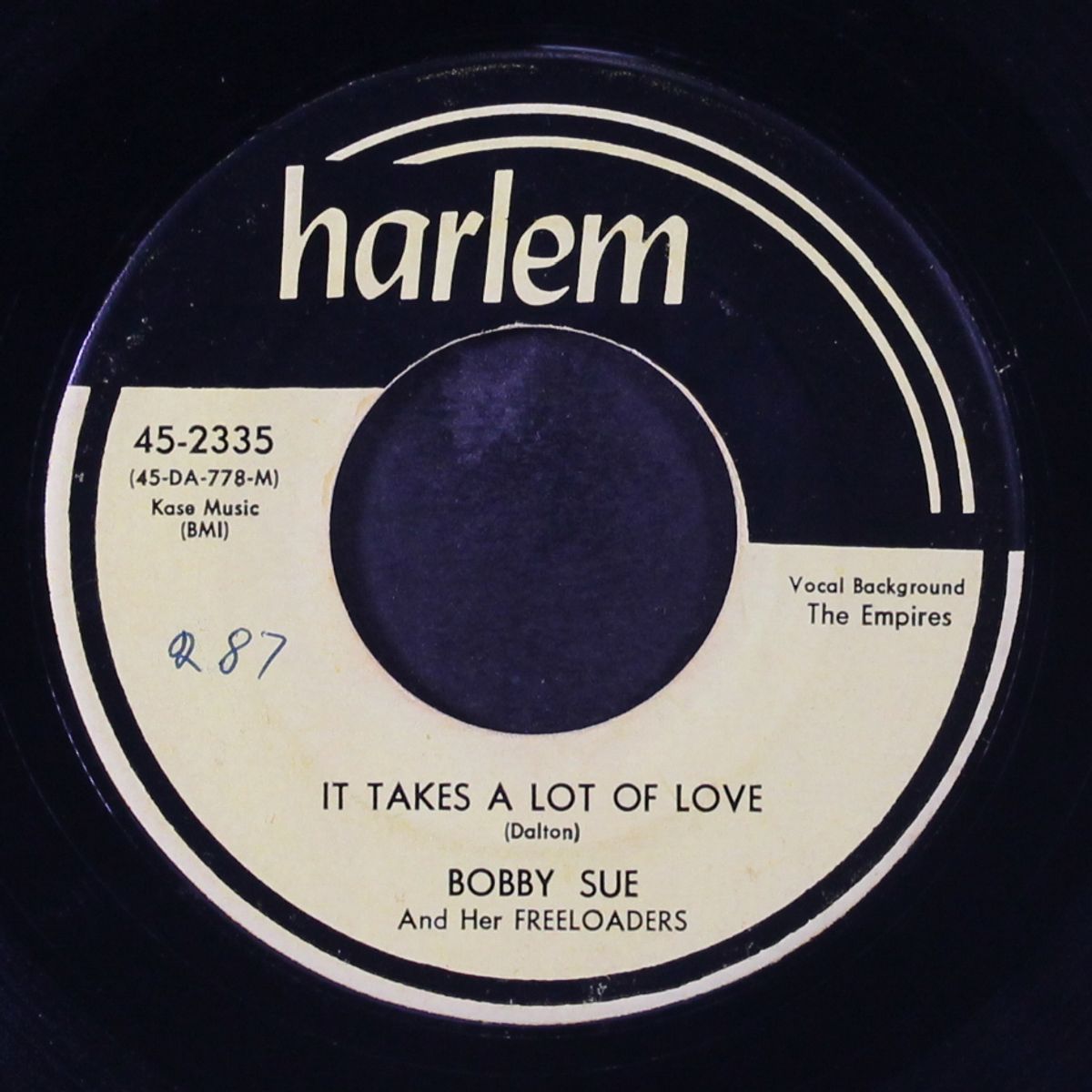 relief check / it takes a lot of love by BOBBY SUE & FREELOADERS