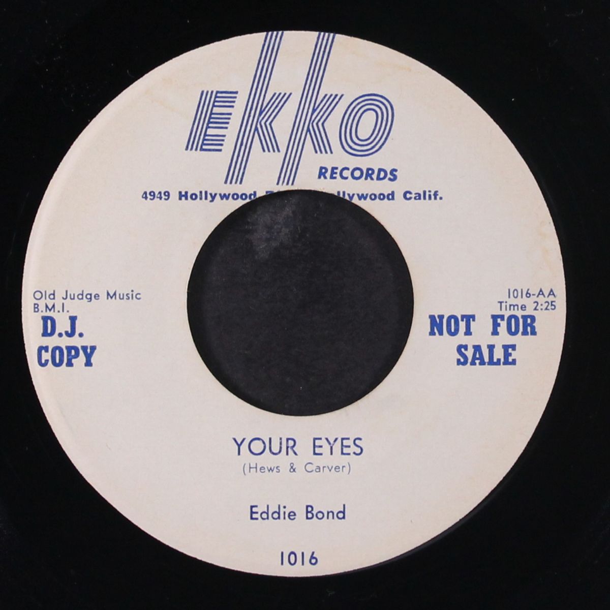 love makes a fool / your eyes by EDDIE BOND