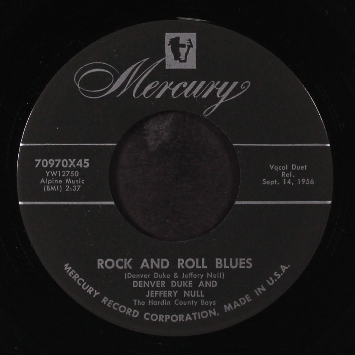 rock and roll blues / hank williams isn't dead by DENVER DUKE & JEFFERY NULL