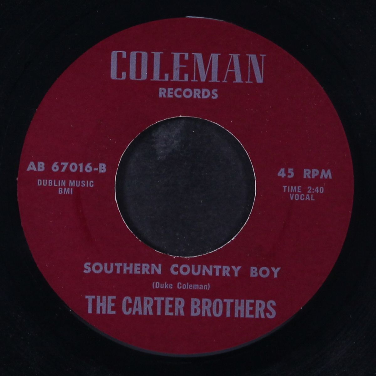 do the flo show / southern country boy by CARTER BROTHERS