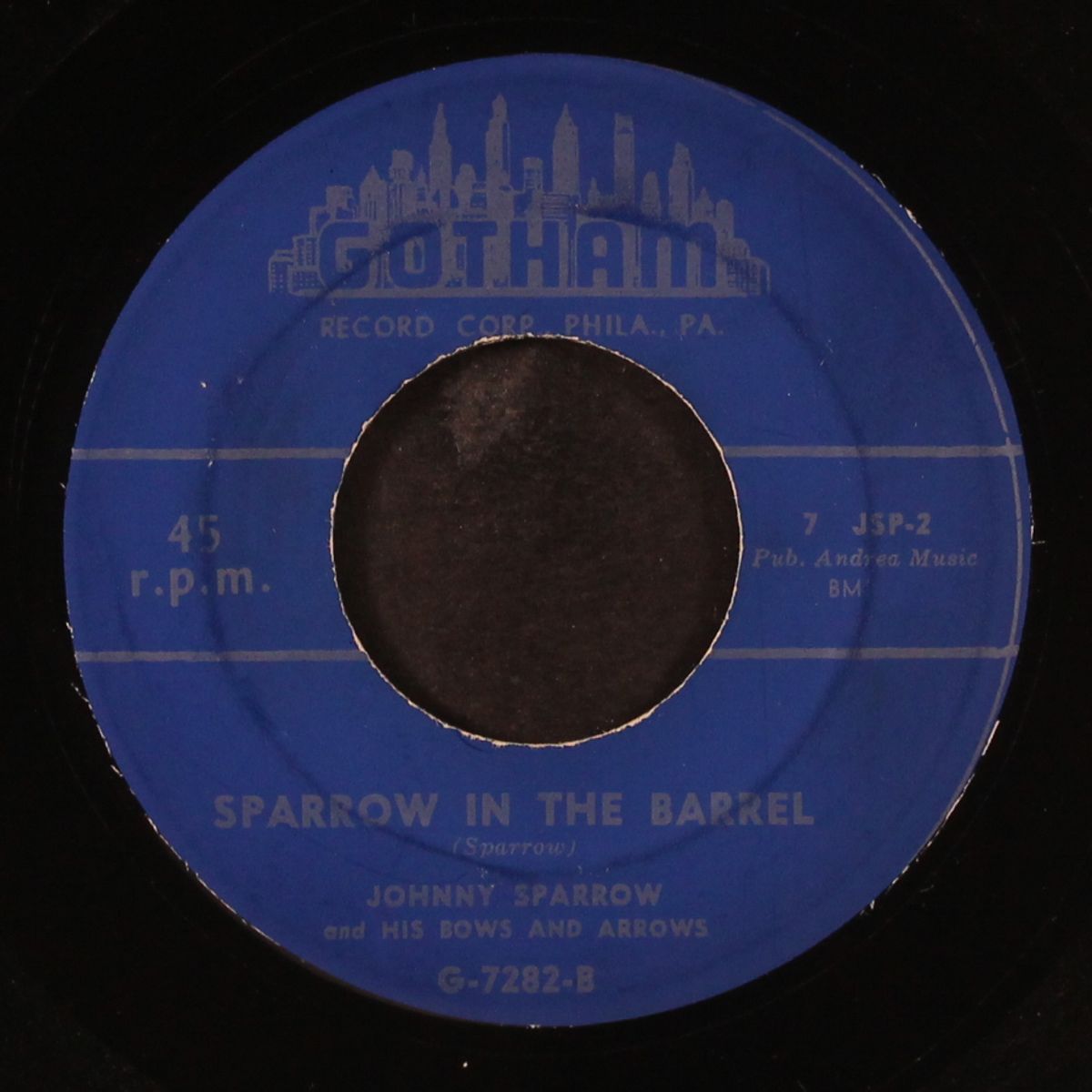 when your lover has gone / sparrow in the barrel by JOHNNY SPARROW