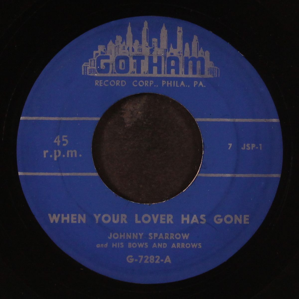 when your lover has gone / sparrow in the barrel by JOHNNY SPARROW