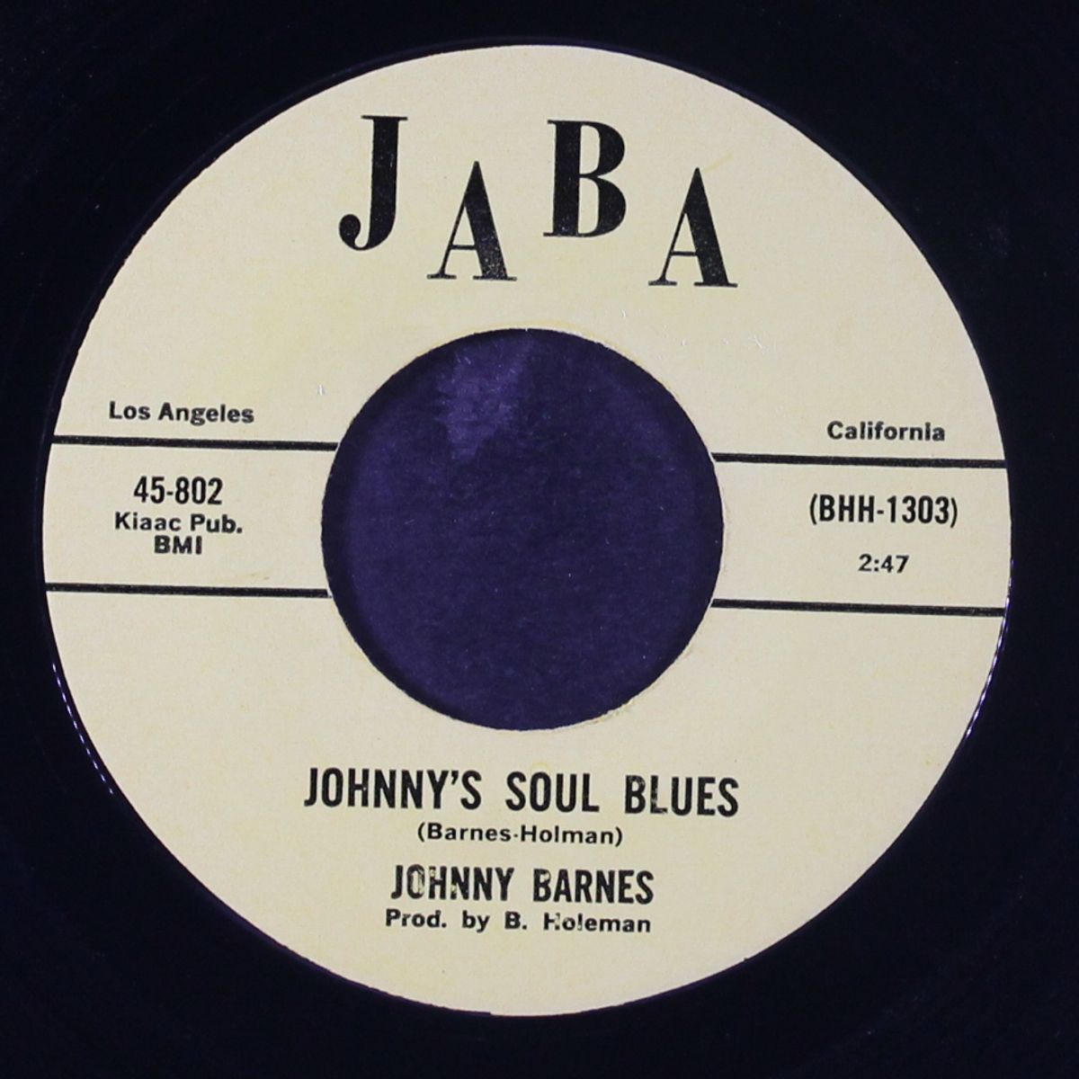 gaming blues / johnny's soul blues by JOHNNY BARNES