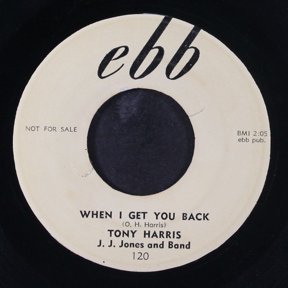 try this li'l ole heart / when i get you back by TONY HARRIS