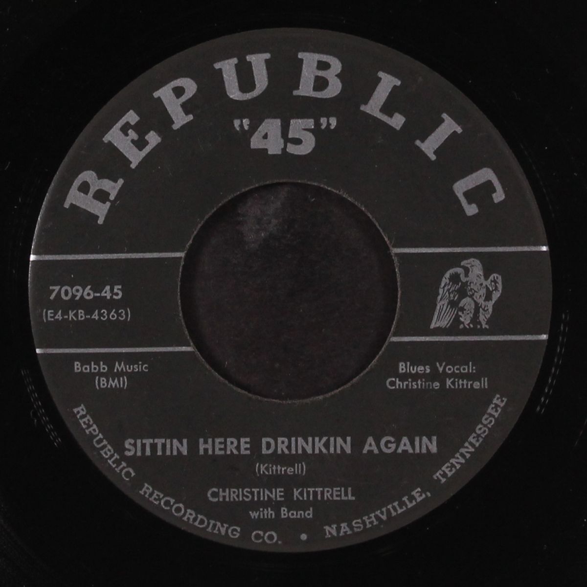 lord have mercy / sittin here drinkin again by CHRISTINE KITTRELL