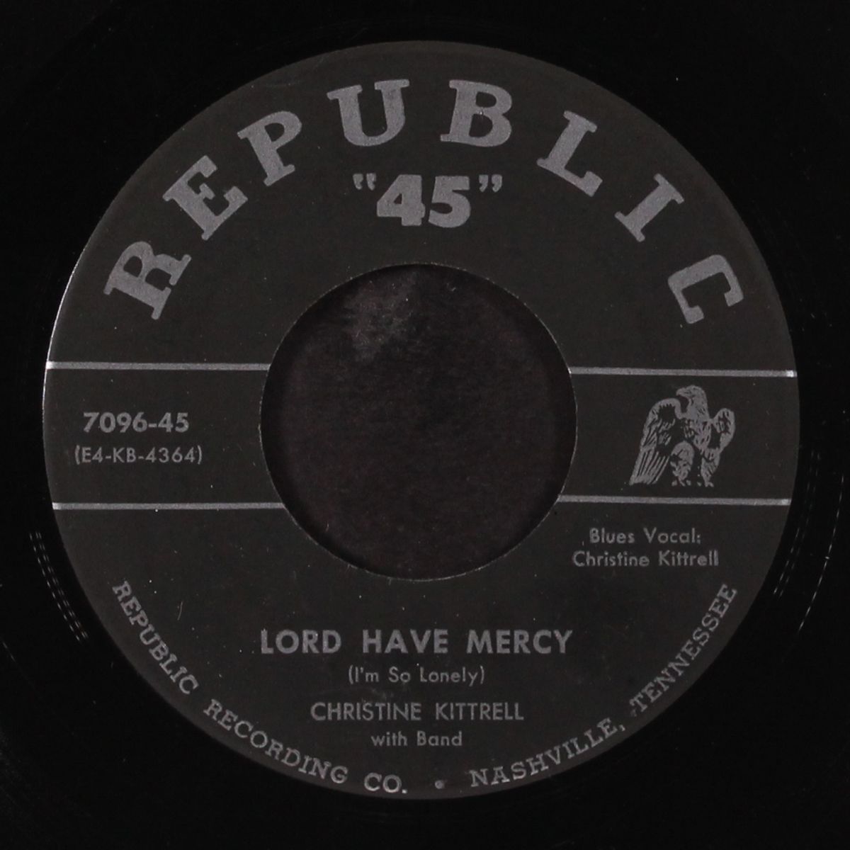 lord have mercy / sittin here drinkin again by CHRISTINE KITTRELL