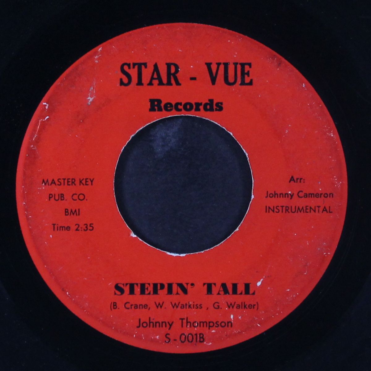 stepin' tall / ain't no fool by JOHNNY THOMPSON