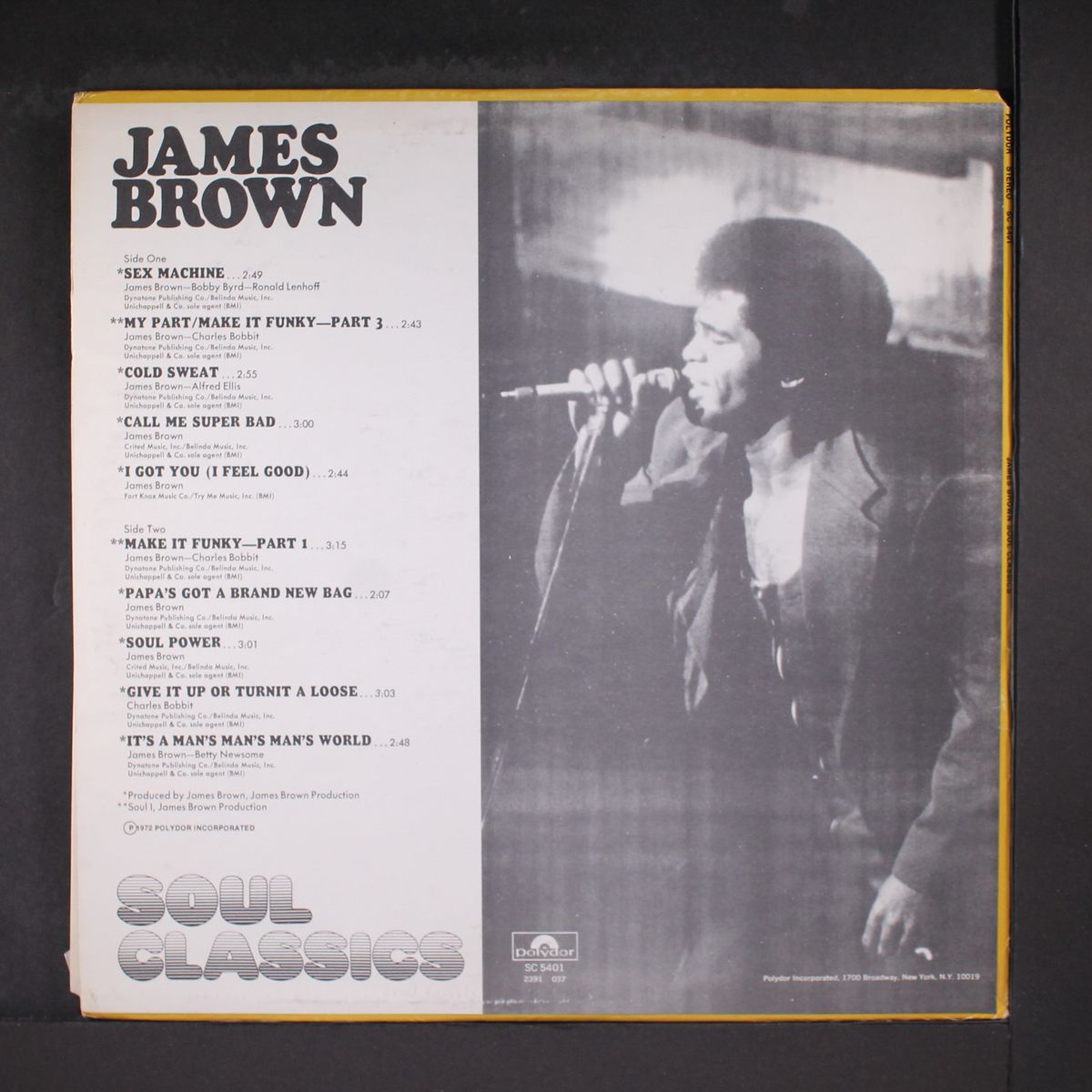 soul classics by JAMES BROWN