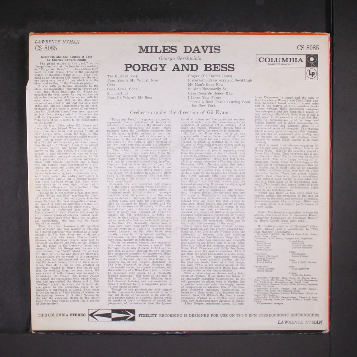 porgy and bess by MILES DAVIS