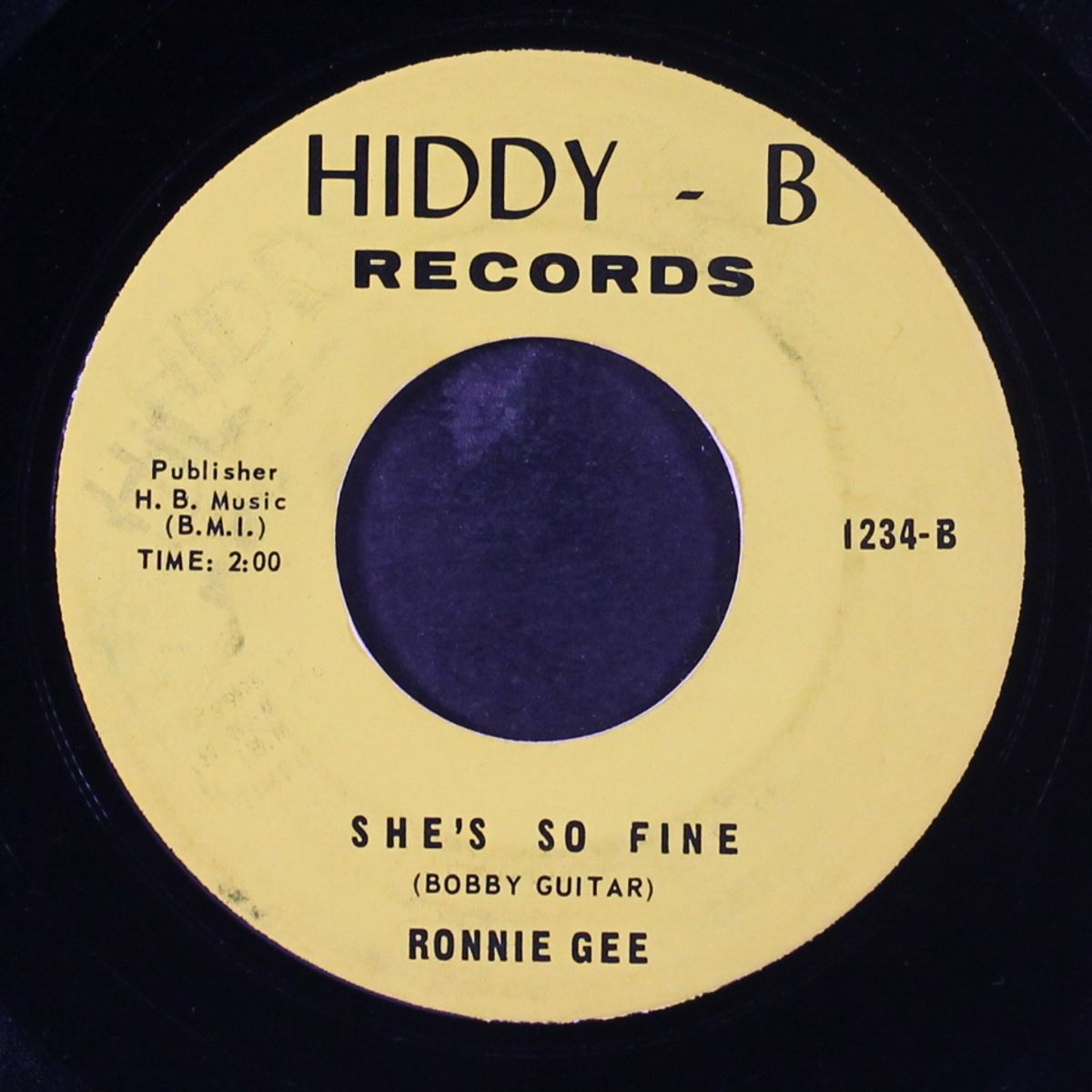 she's so fine / when girls do it by RONNIE GEE
