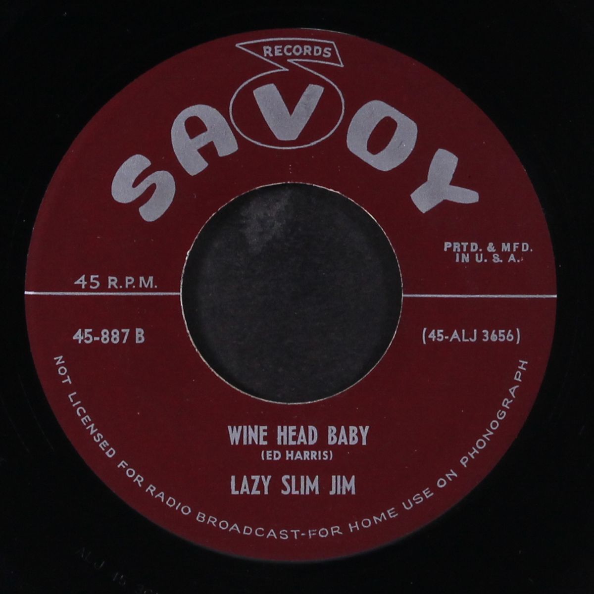 wine head baby / one more drink by LAZY SLIM JIM