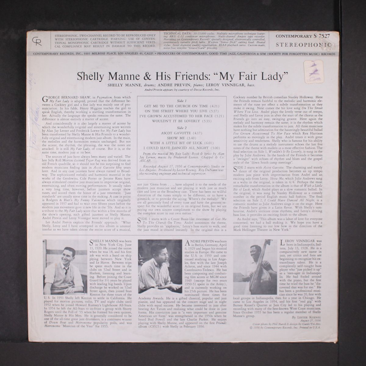 my fair lady by SHELLY MANNE