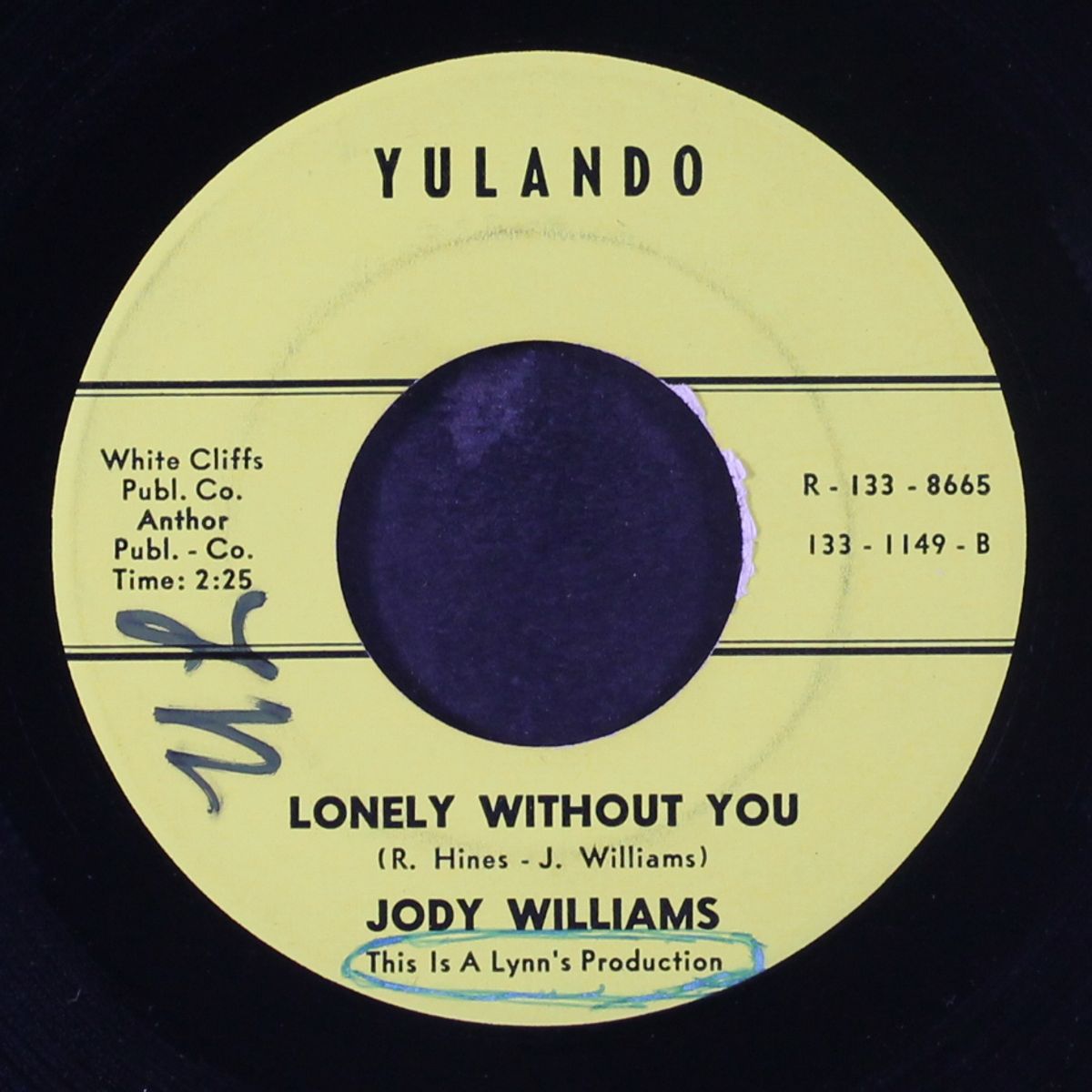 time for a change / lonely without you by JODY WILLIAMS