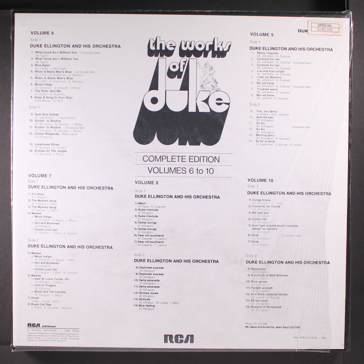 the works of duke, vols. 6 to 10 by DUKE ELLINGTON